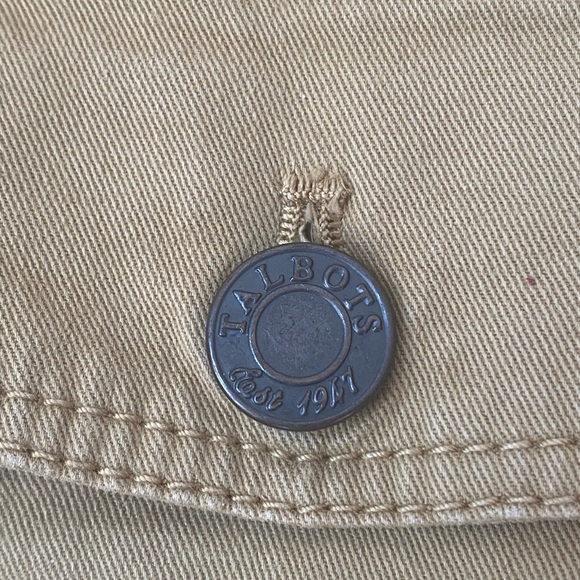 Talbots Women’s Tan Cargo Pants - Size 14 EUC - Picture 4 of 4